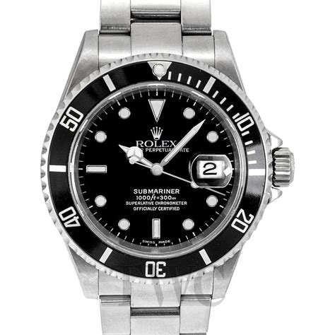 submariner rolex date black|Rolex Submariner Date price new.